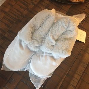 Pottery Barn Sophie Quilted Booties- New With Tags